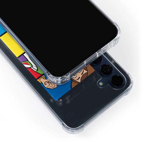 Disney Toy Story Character Grid Galaxy A35 5G Clear Case